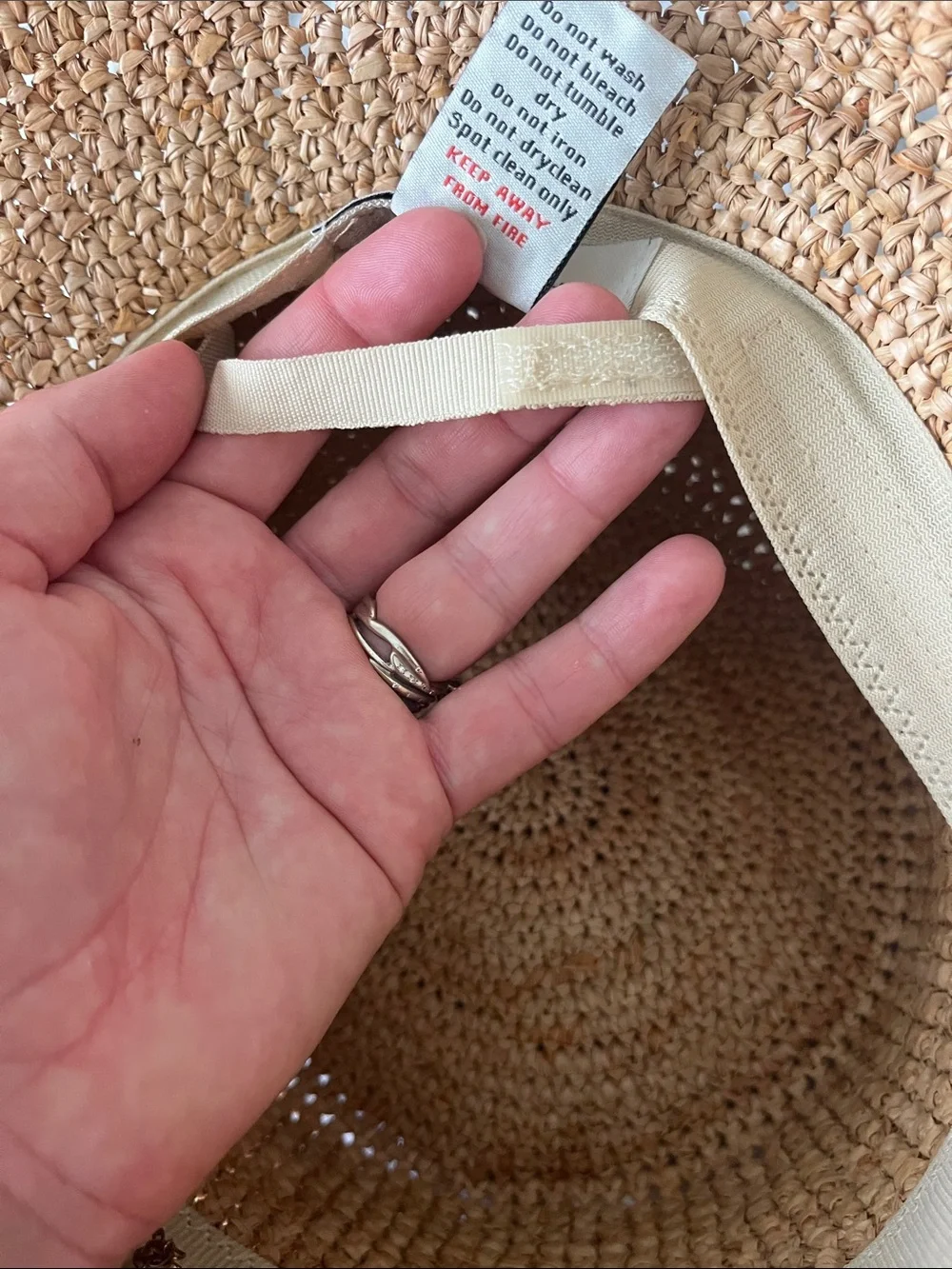 Rylee + Cru Raffia Straw Bucket Hat, S/M